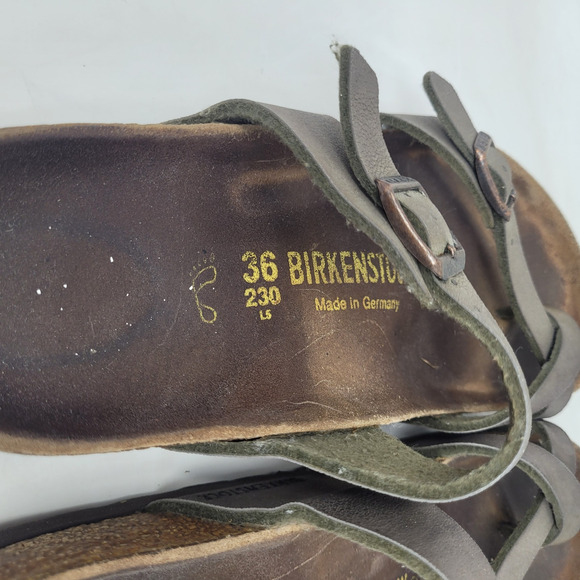 Birkenstock Sandals EU36 US5 Mayari Birko-Flor Mocha Brown Slides Slip On - Picture 11 of 11